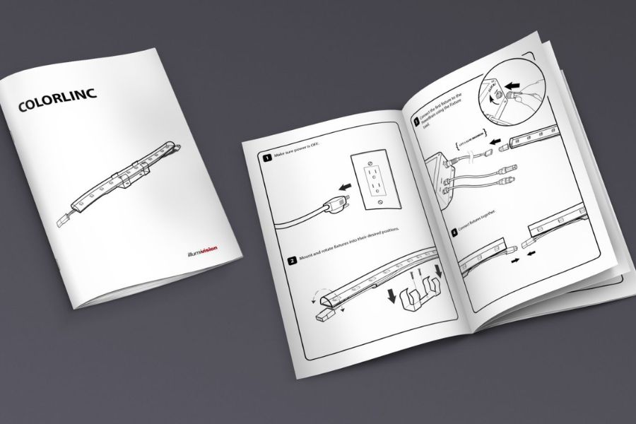 Thiết kế và in ấn sách hướng dẫn sử dụng điện thoại theo dạng Infographic