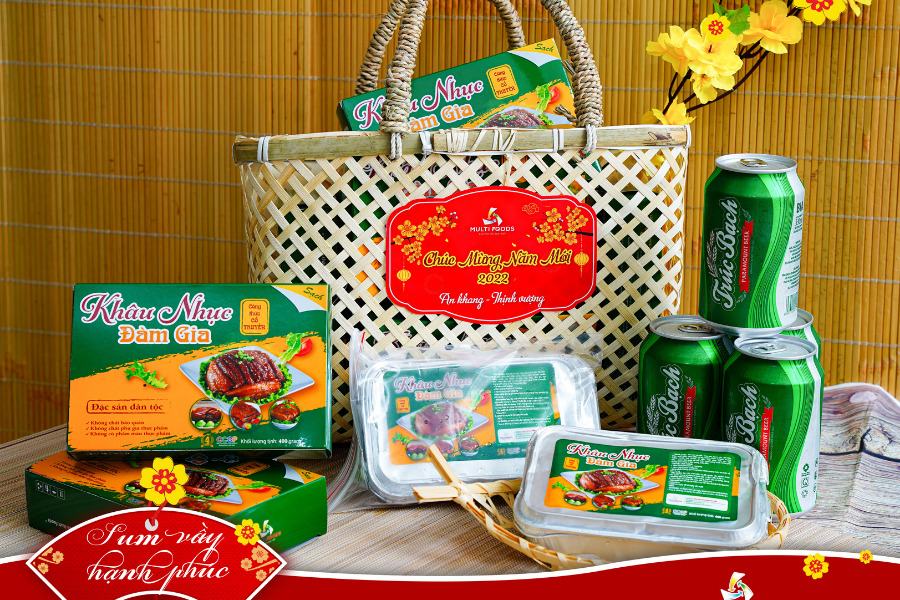 Thiết kế bao bì, tem nhãn đồng bộ cho sản phẩm dịp Tết