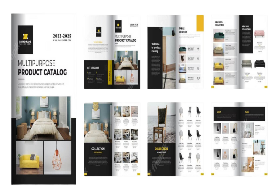 Mẫu catalogue cho sản phẩm nội thất