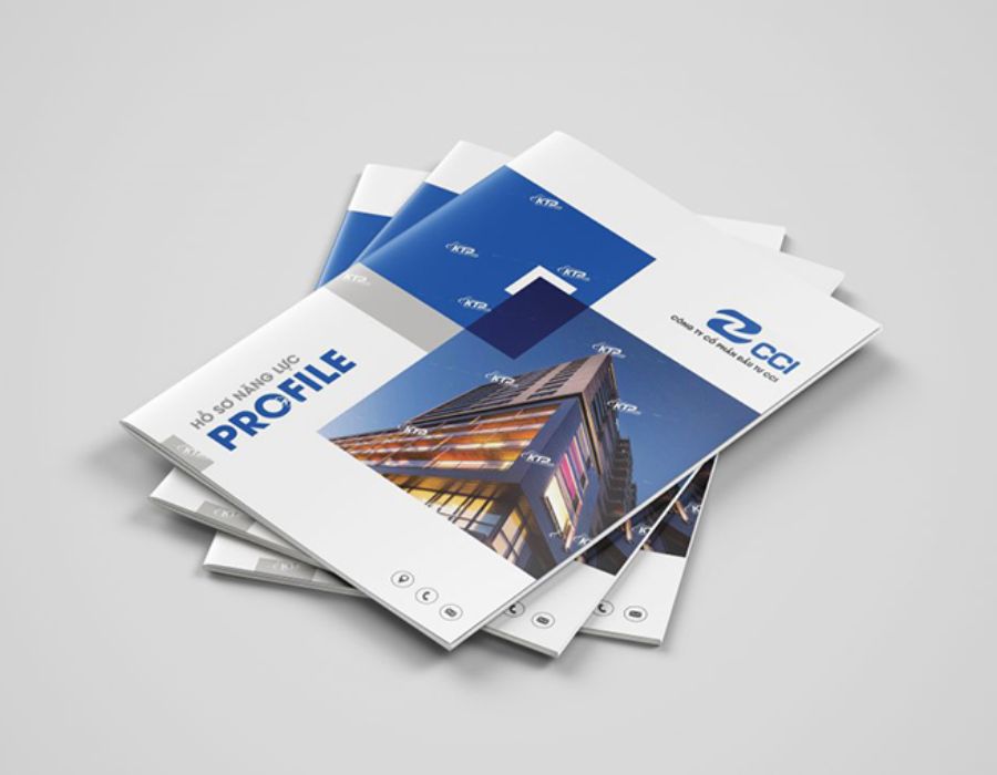 Profile dạng sách/ brochure được nhiều doanh nghiệp lựa chọn in ấn 