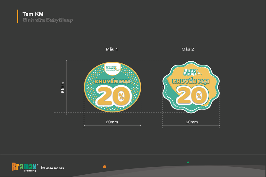 Bramax in tem mác giá rẻ bền đẹp, chống phai màu
