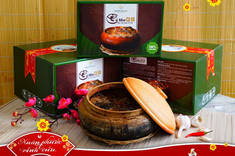 Gợi ý mẫu thiết tem nhãn bao bì cho sản phẩm cá kho